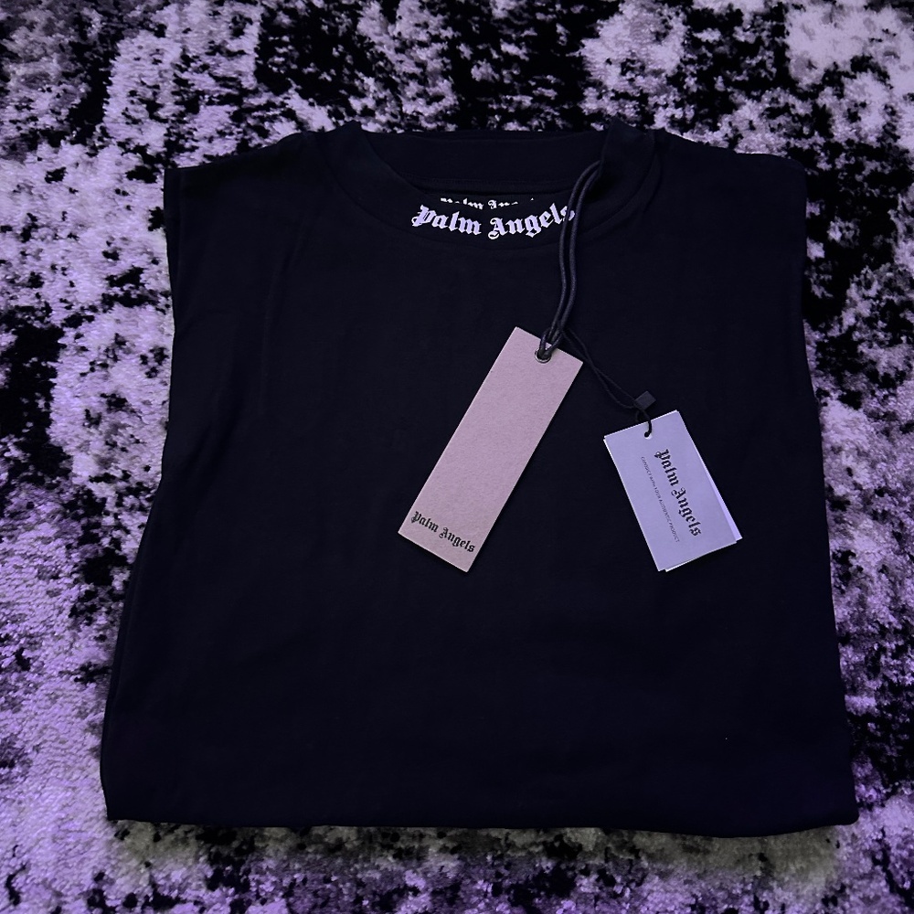 Palm Angels Oversized Back Logo T-shirt Size Medium - Picture 5 of 12